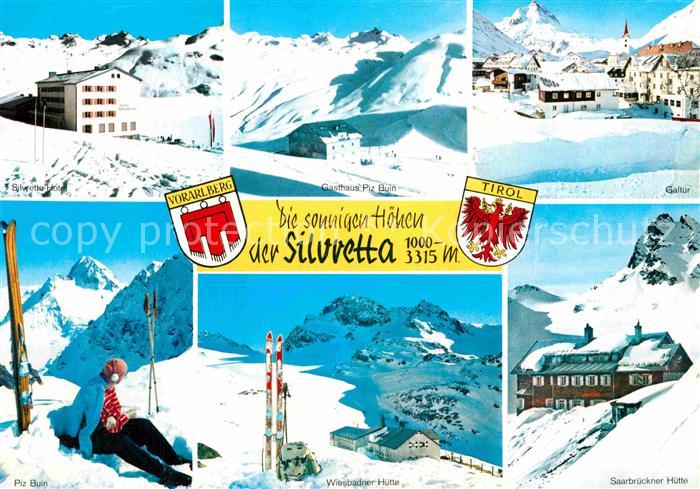 Silvretta-Hochalpenstrasse Saarbruecker Huette Piz Buin Wiesbadener Huette Galtu