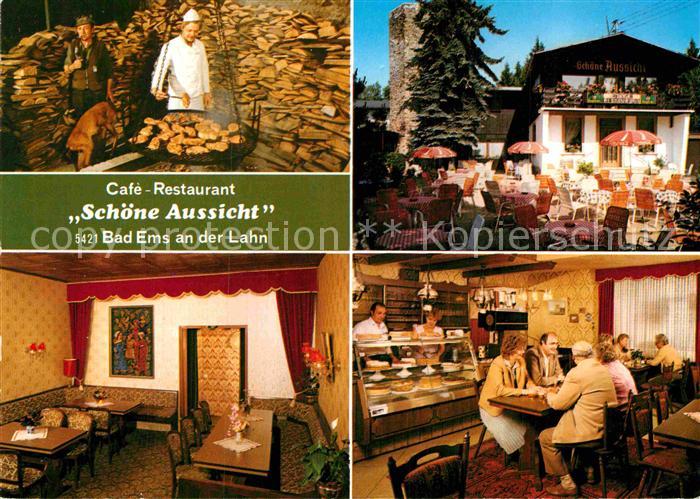 Bad Ems Cafe Restaurant Schoene Aussicht