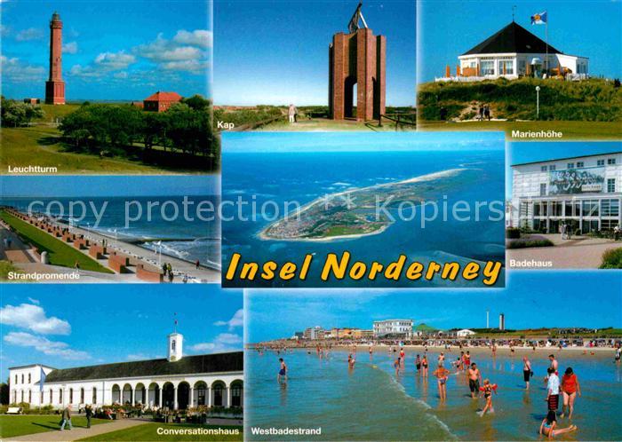 Norderney Nordseebad Leuchtturm Strandpromenade Convensationshaus Badehaus