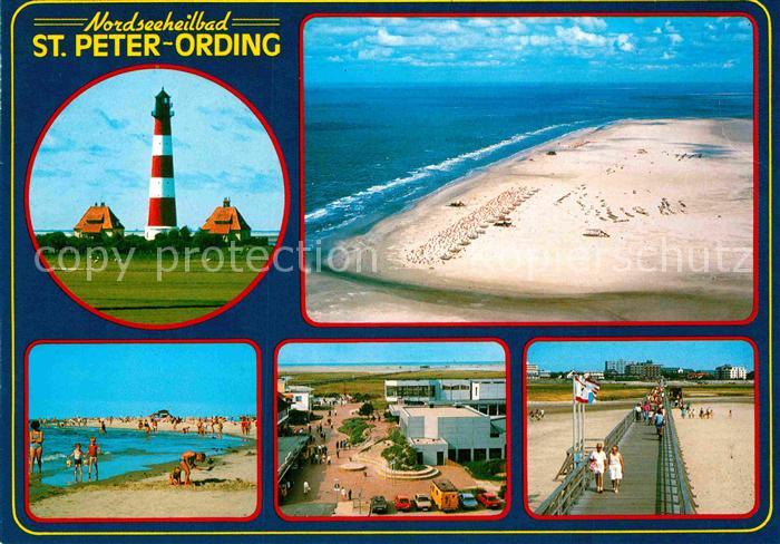 St Peter-Ording Fliegeraufnahme Strand Seebruecke