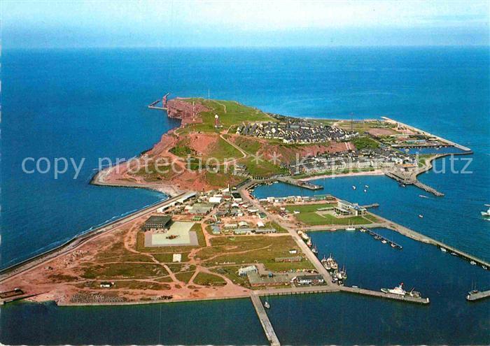 Helgoland Fliegeraufnahme von Sueden