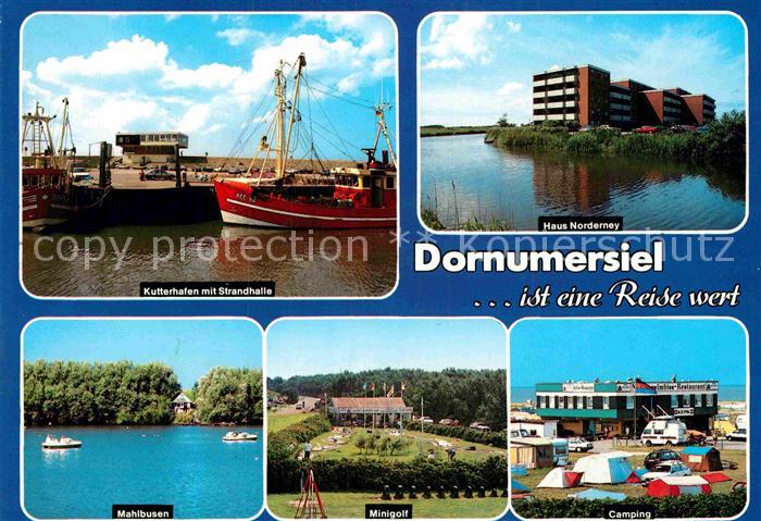 Dornumersiel Kutterhafen Haus Norderney Mahlbusen Minigolf Campingplatz