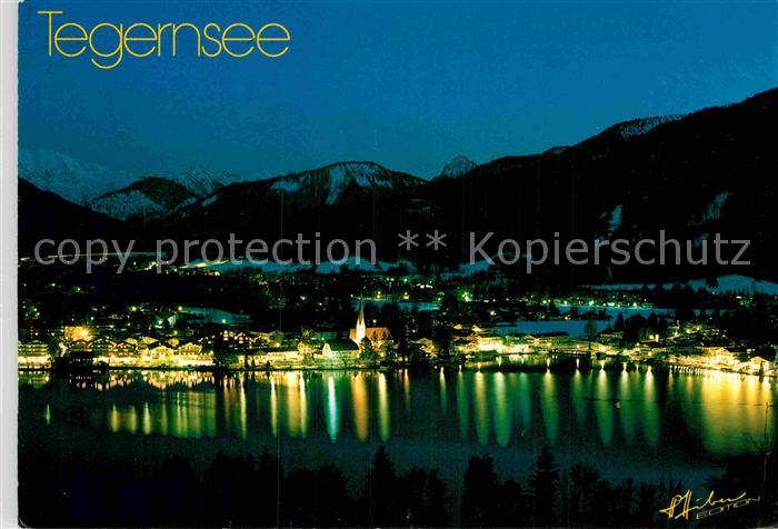 Tegernsee Nachtansicht