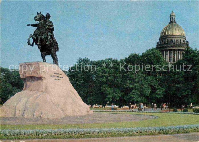 St Petersburg Leningrad Pert I Denkmal