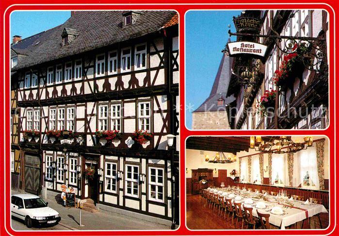Goslar Hotel Restaurant Goldene Krone Weinstube Fachwerkhaus