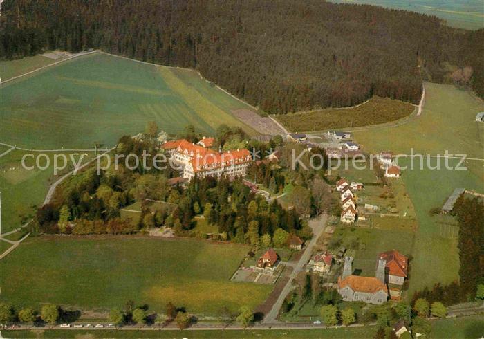 Bad Duerrheim Kuranstalt der Bundesbahn Betriebskrankenkasse Fliegeraufnahme