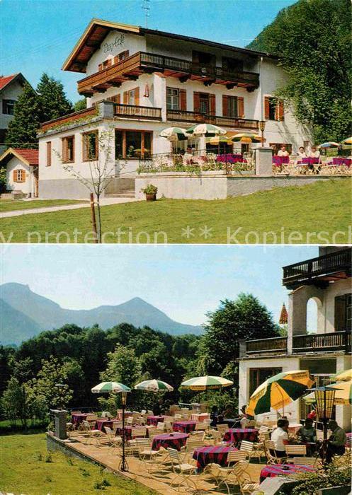 Marquartstein Burg Cafe Terrasse Alpenblick
