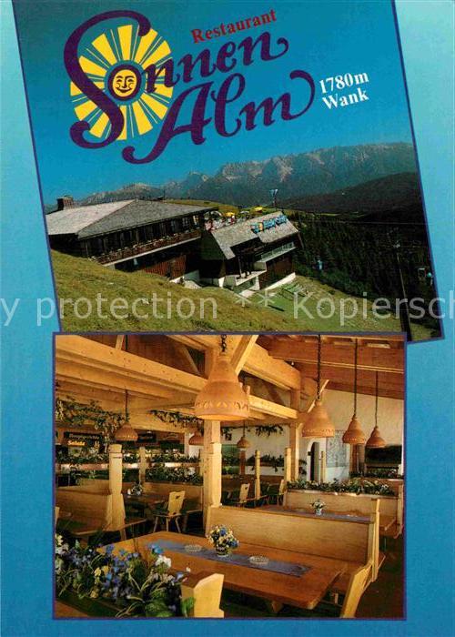 GARMISCH-PARTENKIRCHEN Bayern Sonnenalm auf dem Wank Alpenpanorama