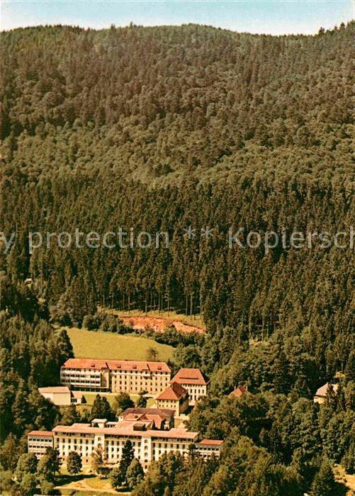 Marzell Fachklinik Kandertal Schwarzwald Fliegeraufnahme