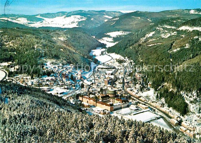 St Blasien Heilklimatischer Kurort im Schwarzwald Fliegeraufnahme