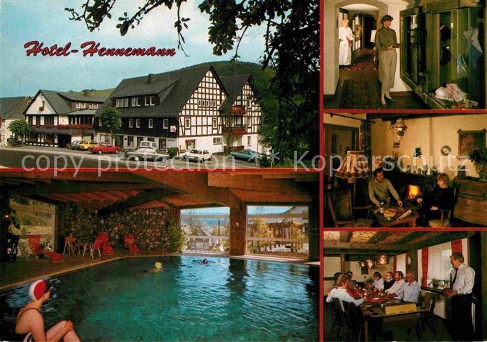 Cobbenrode Sauerland Hotel Hennemann Hallenbad Restaurant