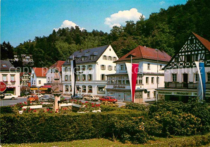 Bad Berneck Marktplatz Fahnen