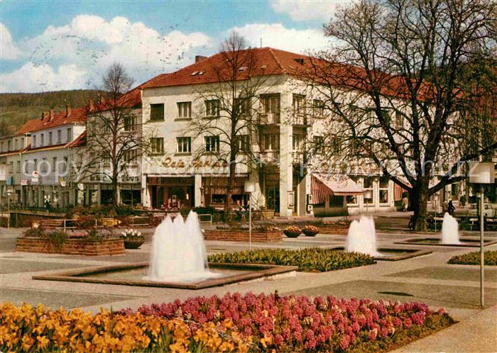 Bad Orb Cafe Konditorei Sprudel Salinenplatz Wasserspiele