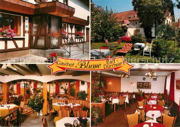 Bad Duerrheim Gasthof Blume Gastraeume