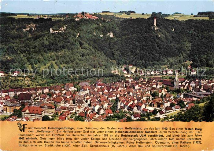 Geislingen Steige Fliegeraufnahme