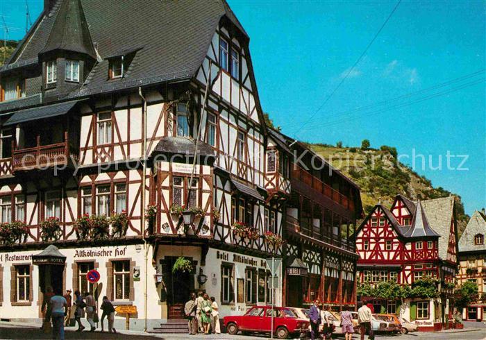 Bacharach Rhein Alte Fachwerkhaeuser am Markt