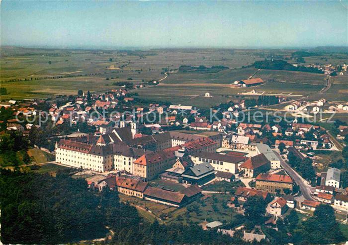 Metten Donau Benediktiner Abtei Fliegeraufnahme