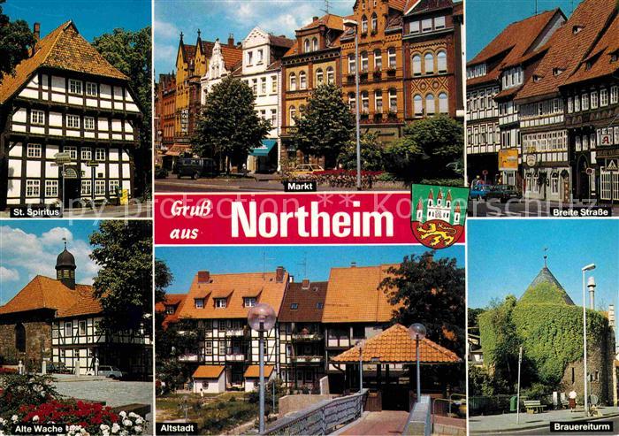 Northeim St Spiritus Markt Breite Strasse Alte Wache Altstadt Brauereiturm