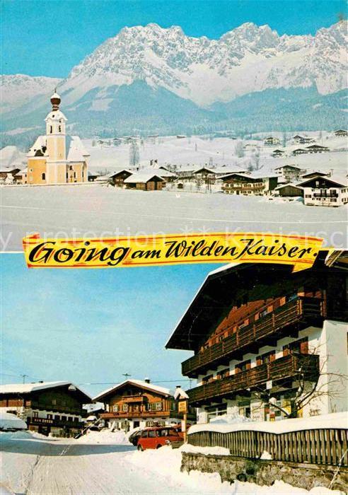 Going Wilden Kaiser Tirol Panorama Dorfmotiv