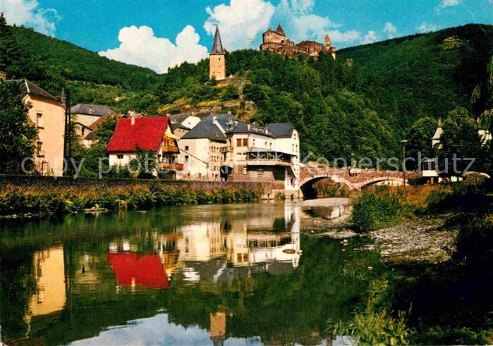 Vianden Le Chateau Hockelstour et Pont de l'Our