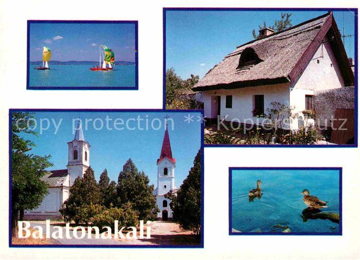 Balaton Plattensee Balatonakali Teilansichten