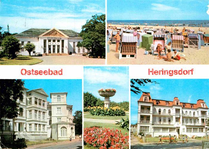 Heringsdorf Ostseebad Usedom Kulturhaus Strand FDGB Erholungsheime Einheit und C