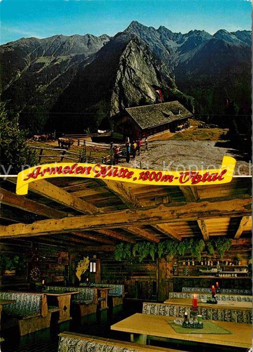 Soelden oetztal Armelen Huette mit Acherkogl Rustikale Almstube