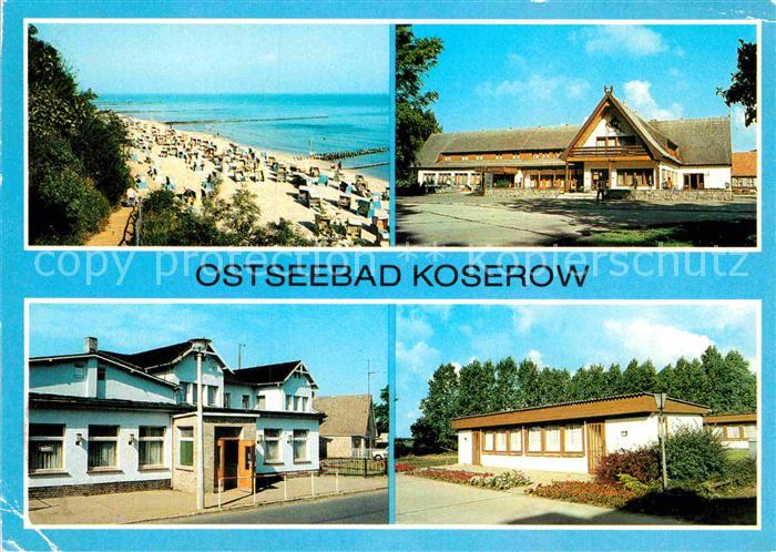 Koserow Ostseebad Usedom Strand Ferienobjekt Damerow FDGB Erholungsheim Zentral