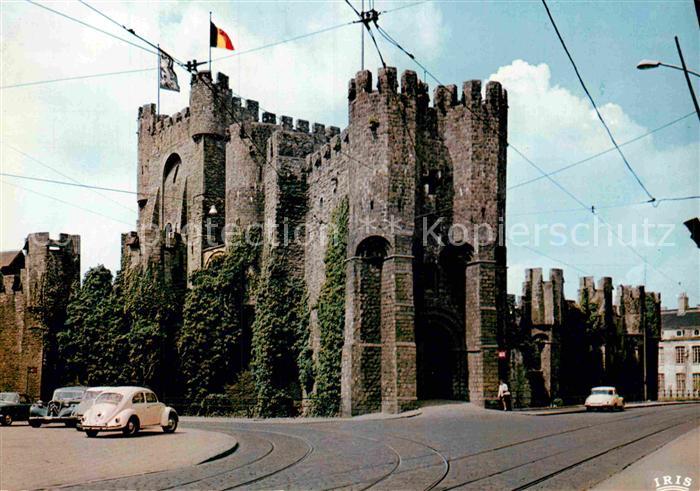 Gent Gand Flandre s Gravensteen Chateau Grafenschloss