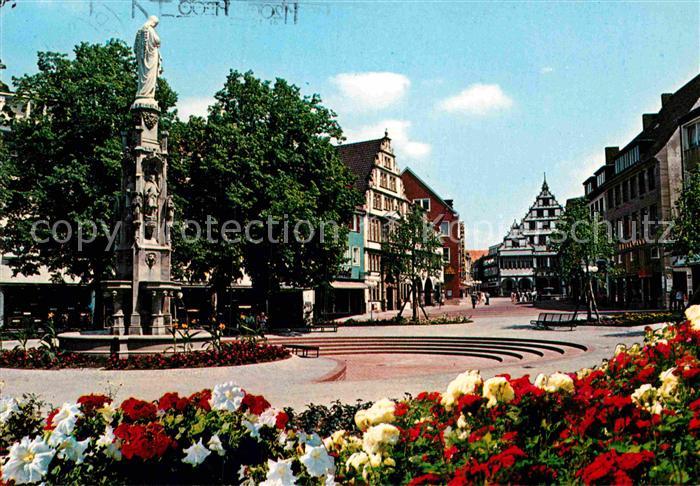 Paderborn Marienplatz Brunnen