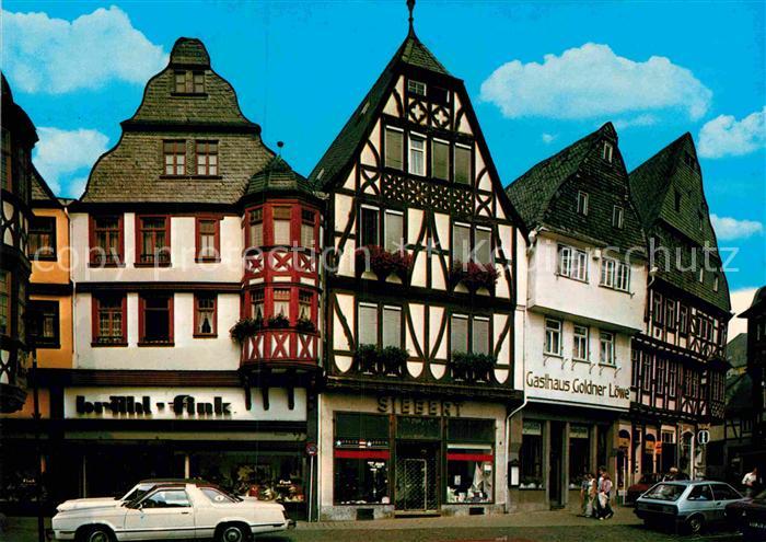 Limburg Lahn Kornmarkt Fachwerkhaeuser
