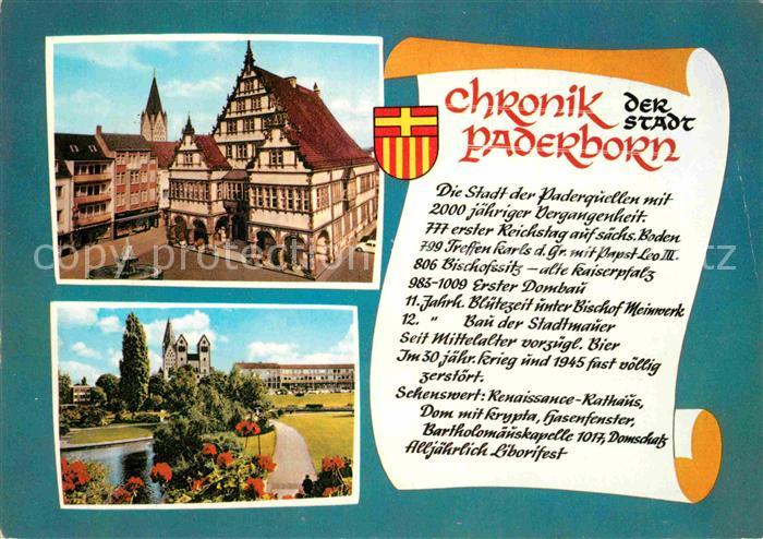 Paderborn Rathaus Dom Park Geschichte