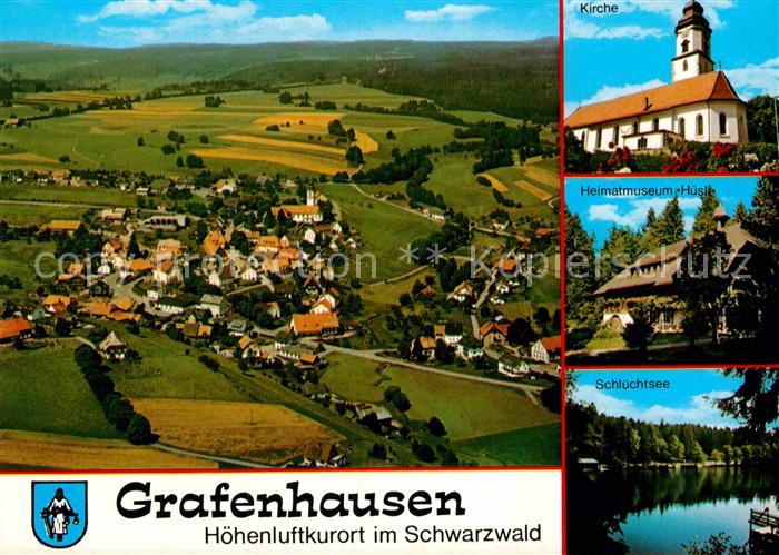 Grafenhausen Schwarzwald Kirche Heimatmuseum Huesle Schluechtsee Luftkurort Flie