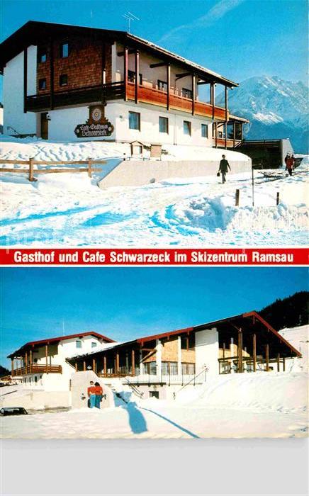 Ramsau Berchtesgaden Gasthof Cafe Schwarzeck Skigebiet Alpen