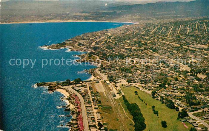 Monterey California Pacific Grove Monterey Peninsula aerial view