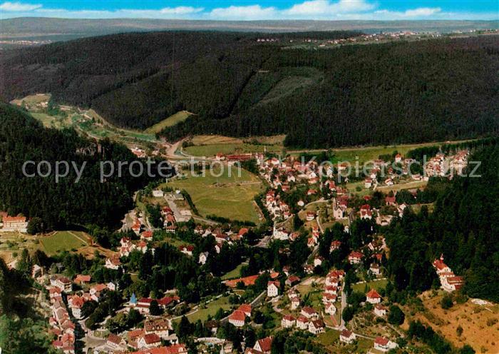 Bad Herrenalb Kurort im Schwarzwald Fliegeraufnahme
