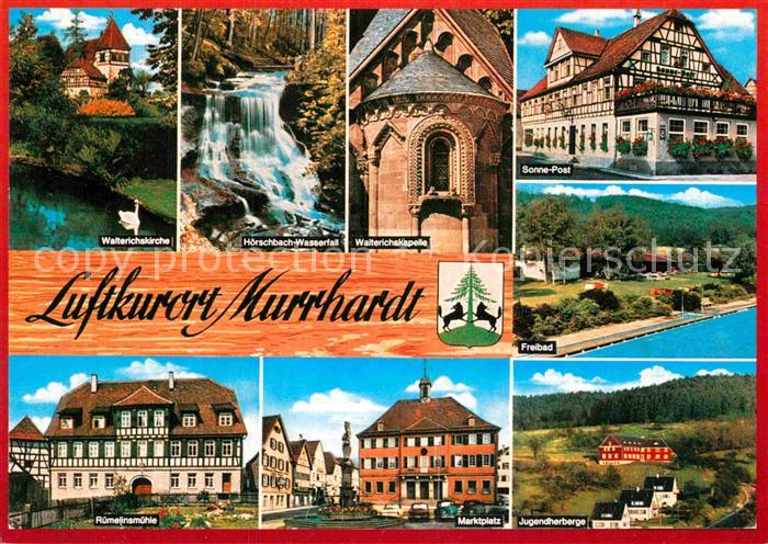 Murrhardt Kirche Wasserfall Kapelle Hotel Freibad Jugendherberge Marktplatz Ruem