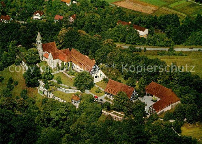 Lorch Wuerttemberg Kloster Romanische Klosterkirche Altenzentrum Fliegeraufnahme