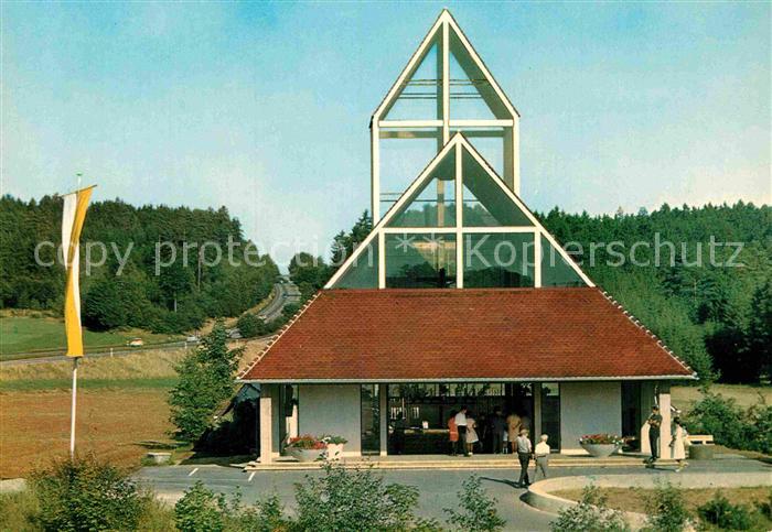 Adelsried Augsburg Autobahnkirche Maria Schutz der Reisenden BAB Muenchen Stuttg
