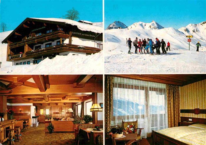Mittersill Oberpinzgau Gasthof Restaurant Zur Hohen Bruecke Wintersportplatz Pas