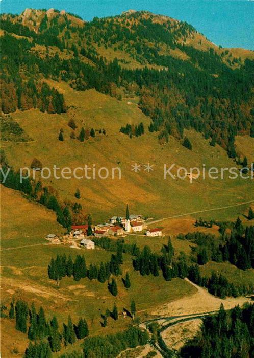 Balderschwang mit Sipplingerkopf Allgaeuer Alpen Fliegeraufnahme