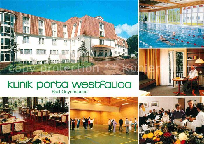 Bad Oeynhausen Klinik Porta Westfalica Hallenbad Turnhalle Restaurant