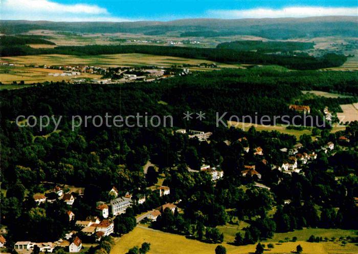 Bad Salzhausen Hessisches Staatsbad Fliegeraufnahme