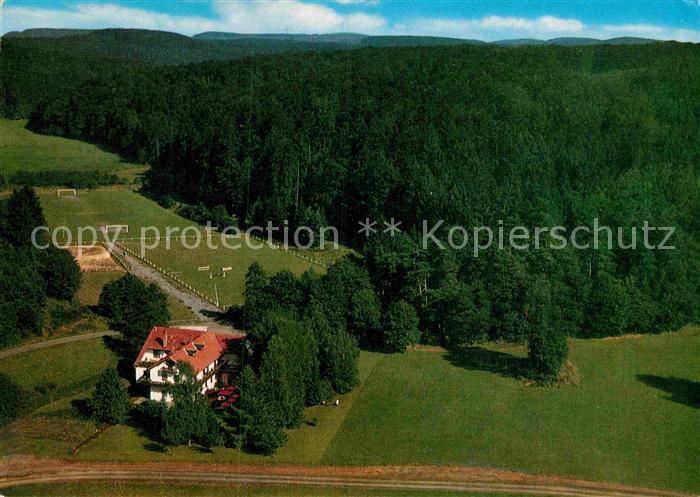 Laubach Hessen Hotel Pension Waldhaus Fliegeraufnahme