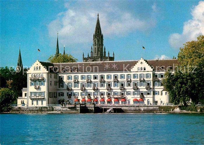 Konstanz Bodensee Steigenberger Inselhotel Ansicht vom See aus