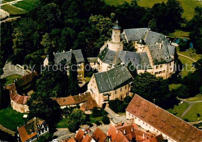 Buedingen Hessen Schloss Luftkurort Fliegeraufnahme