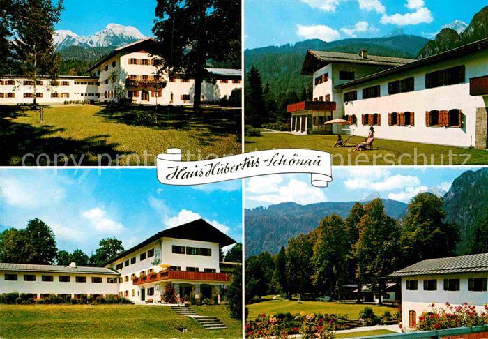 Schoenau Berchtesgaden Eisenbahner Erholungsheim Haus Hubertus Berchtesgadener A