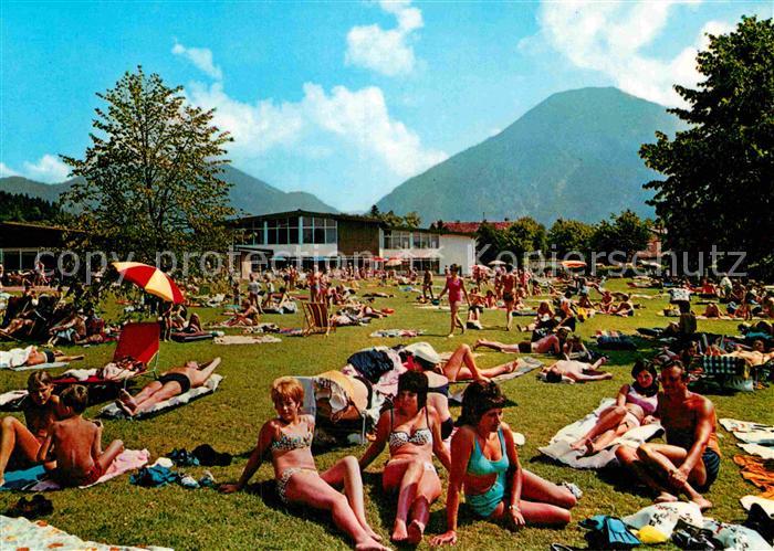 Rottach-Egern See und Warmbad Restaurant Cafe Badestrand am Tegernsee