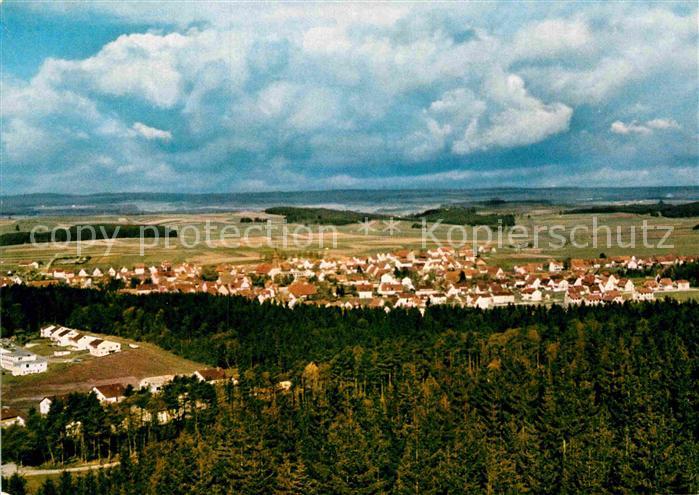 Bad Duerrheim Panorama Blick vom Waldcafe Kurort im Schwarzwald