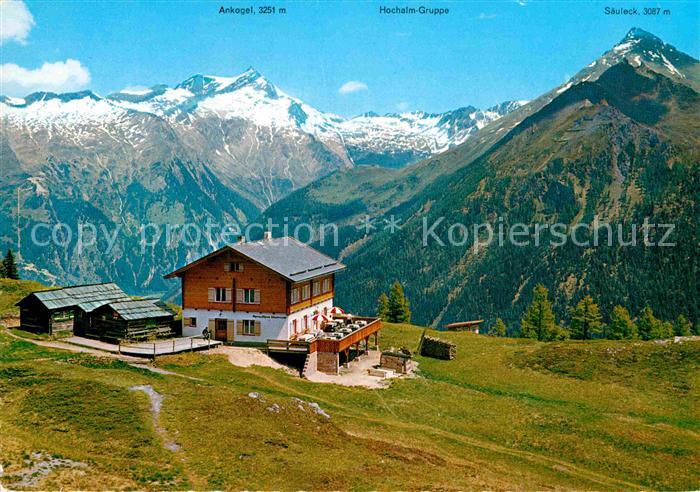 Mallnitz Kaernten Haeusler Alm Ausflugsort an der Tauernbahn Fernsicht Hohe Taue
